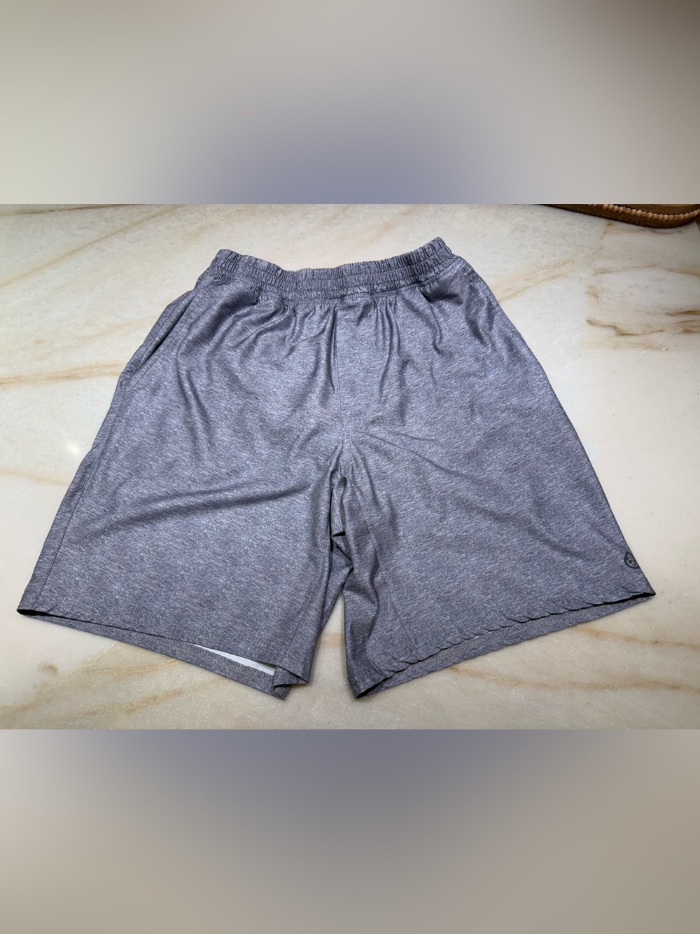 Men's Athletic Gray Performance Training Shorts